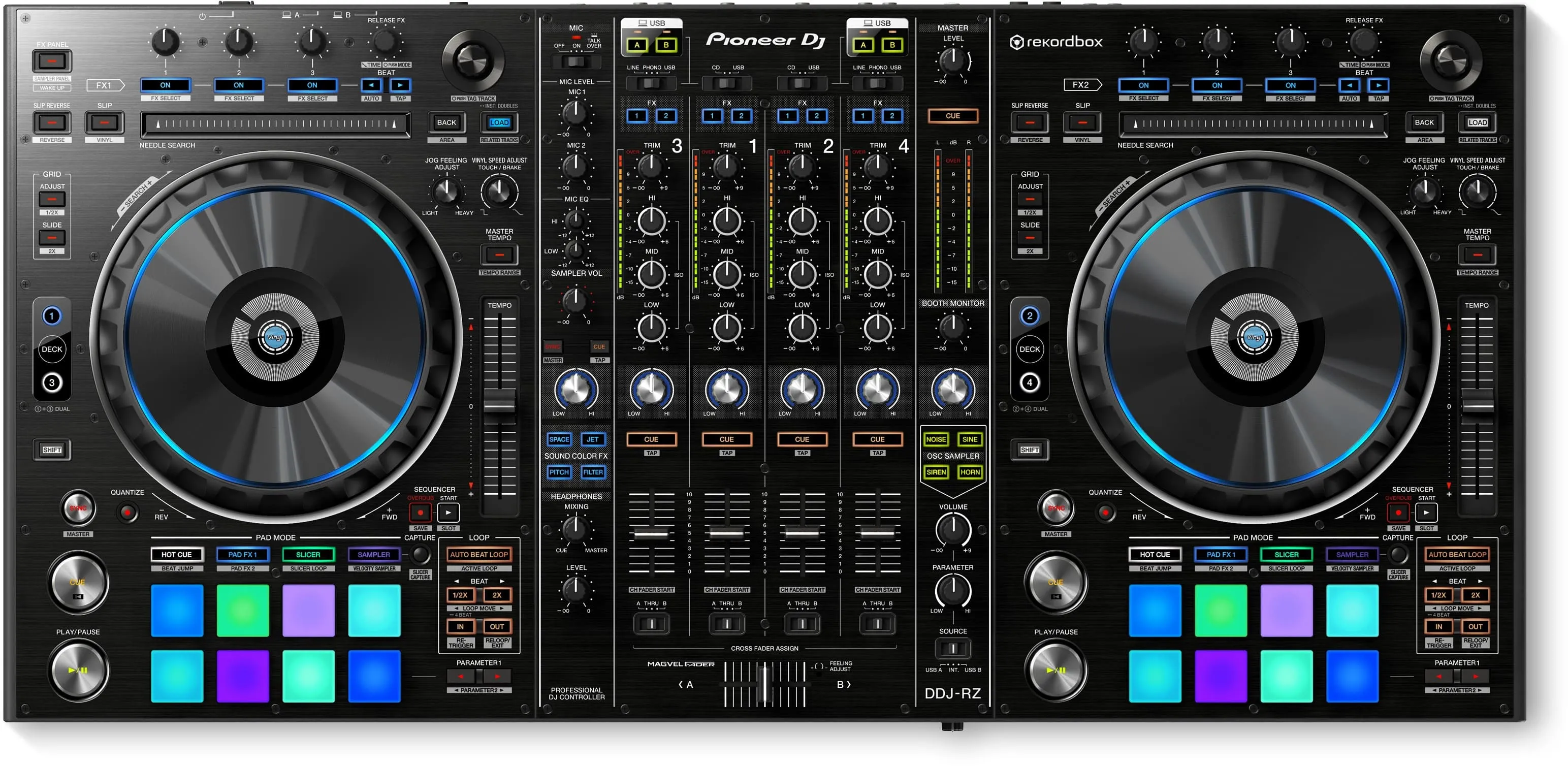 DJ-пульта Pioneer DDJ-RZ